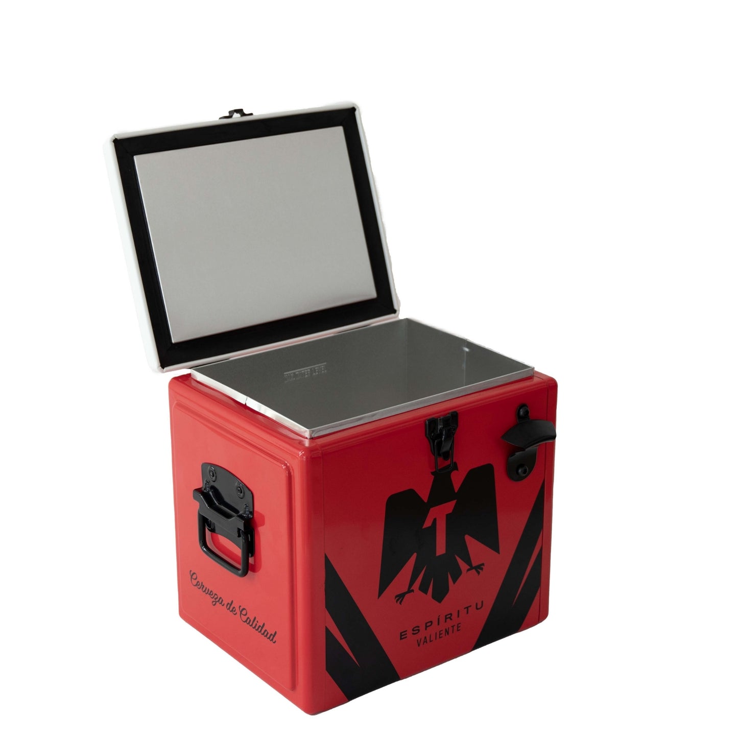 Hielera Metálica Tecate 15L Roja para Cerveza y Fiesta