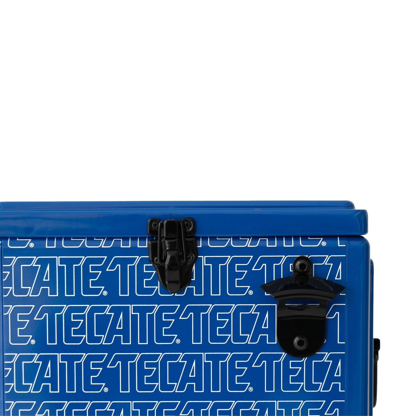 Hielera Metálica Tecate Azul 15L para Cervezas y Fiesta