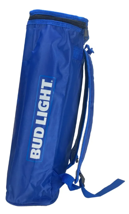 Mochila Hielera Bud Light Azul | Nevera Portátil para Cerveza y Bebidas Frías