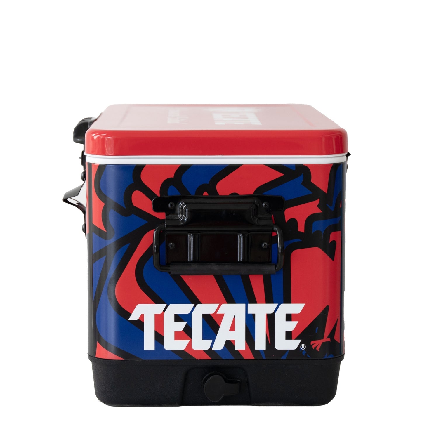 Hielera Tecate Retro 30L Roja y Azul | Cooler Cervecero