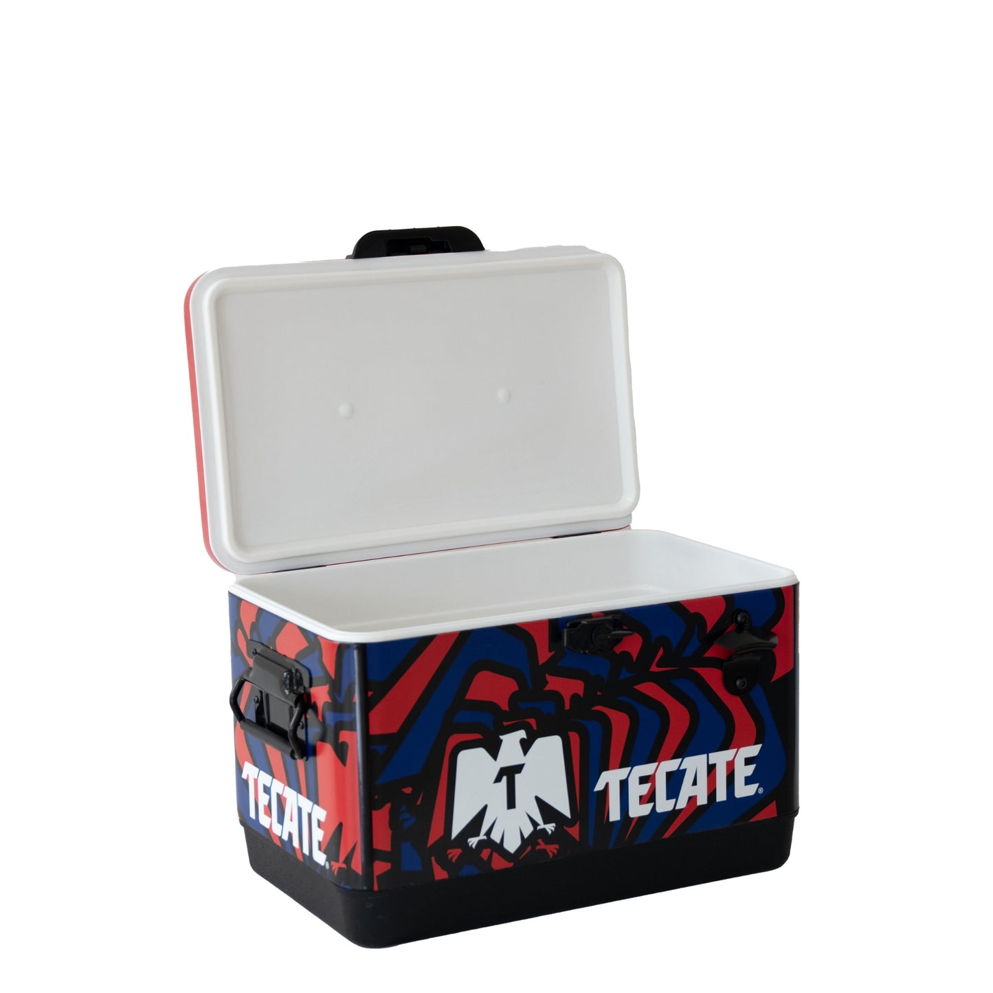 Hielera Tecate Retro 30L Roja y Azul | Cooler Cervecero