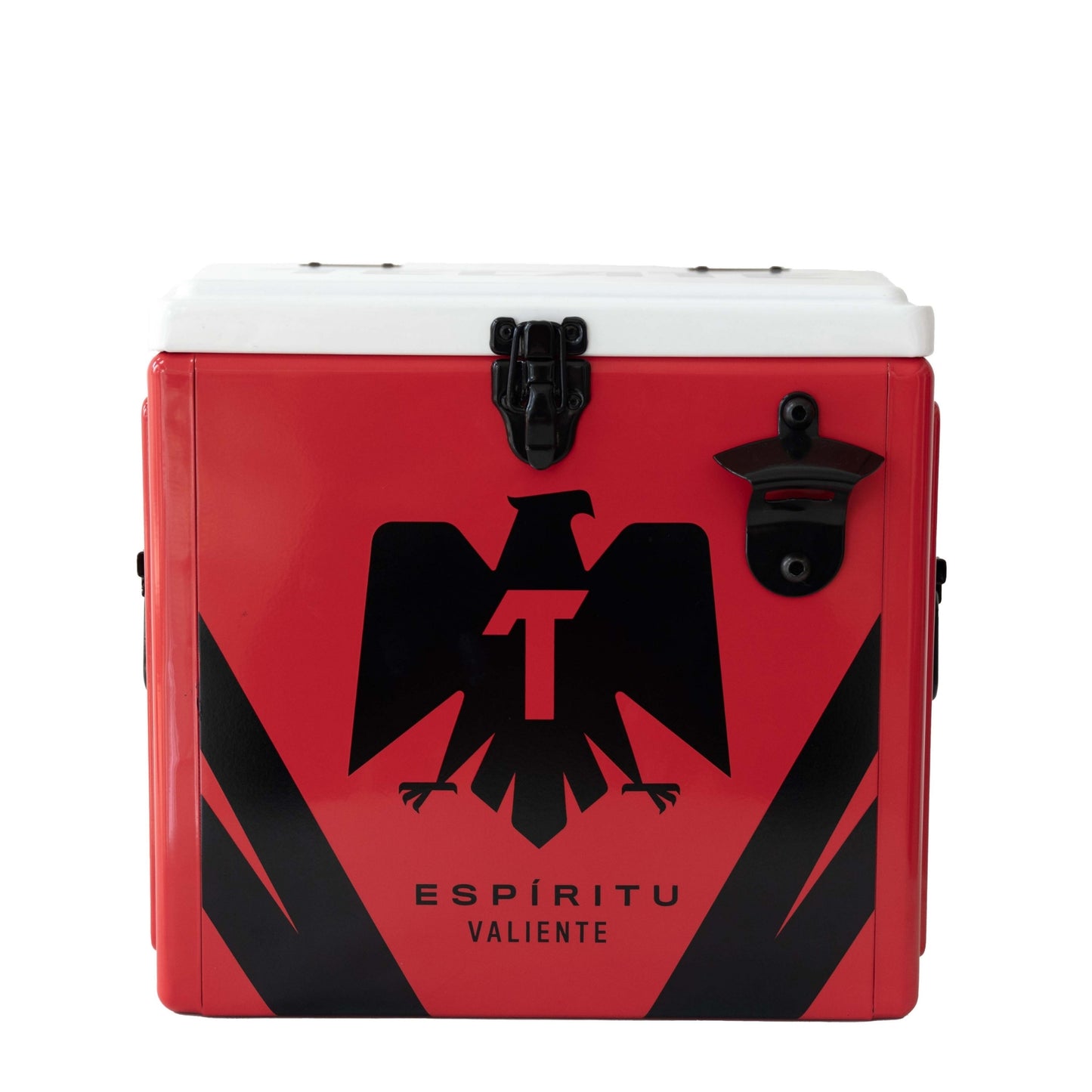Hielera Metálica Tecate 15L Roja para Cerveza y Fiesta