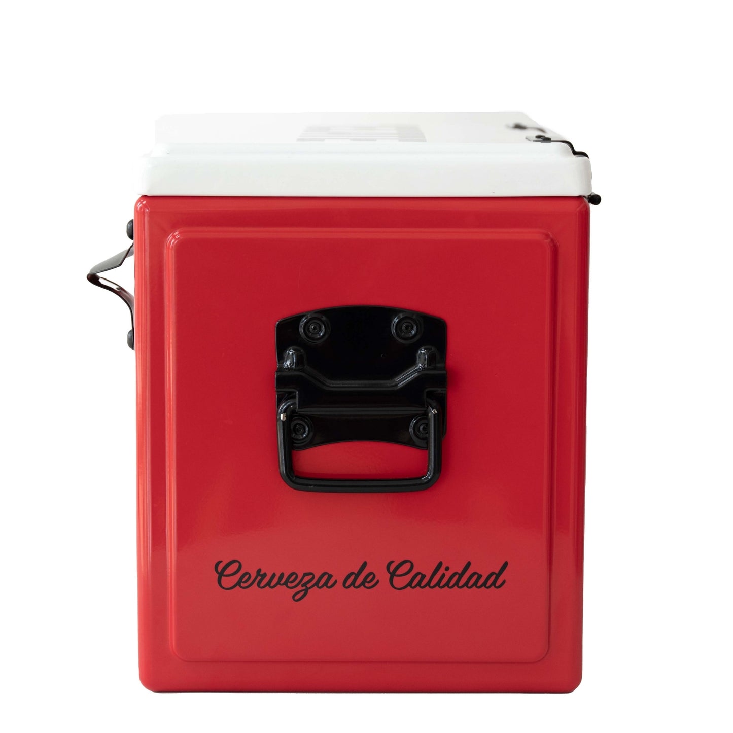 Hielera Metálica Tecate 15L Roja para Cerveza y Fiesta