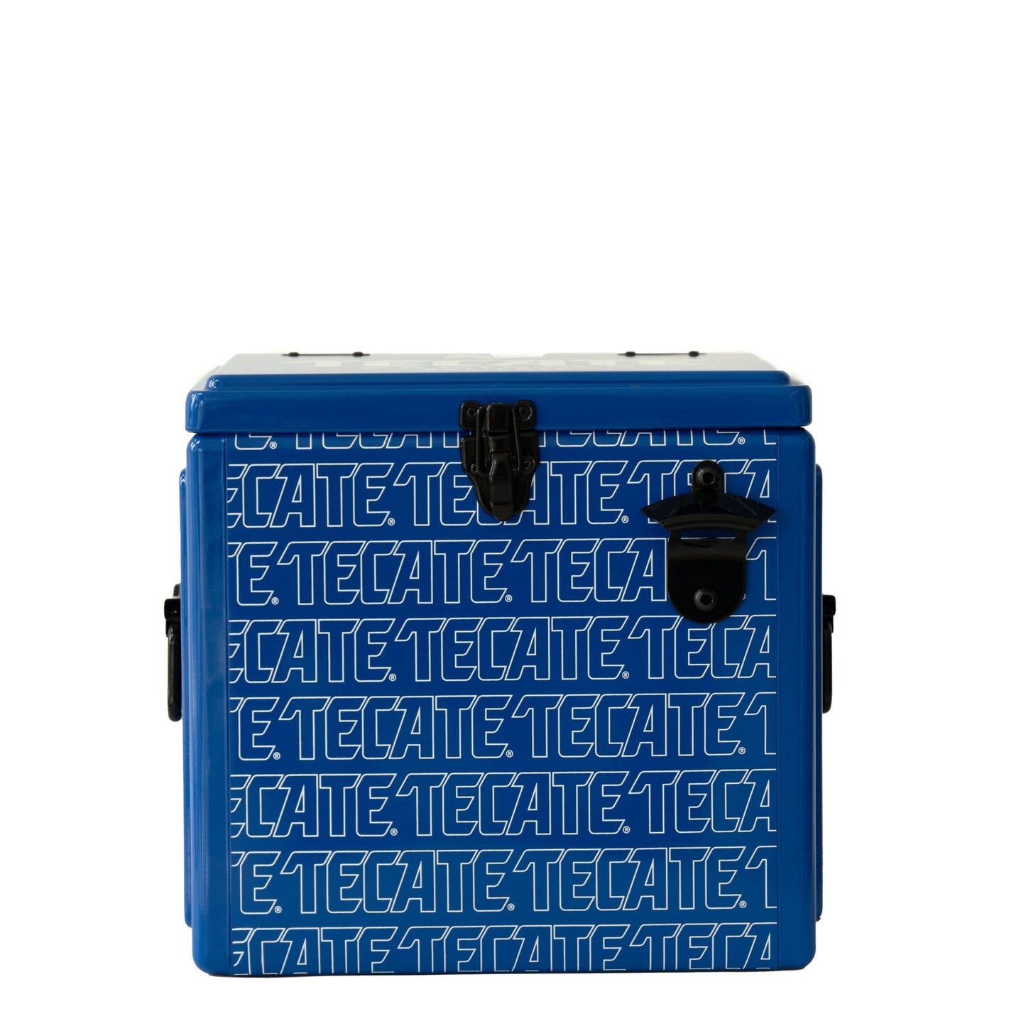 Hielera Metálica Tecate Azul 15L para Cervezas y Fiesta