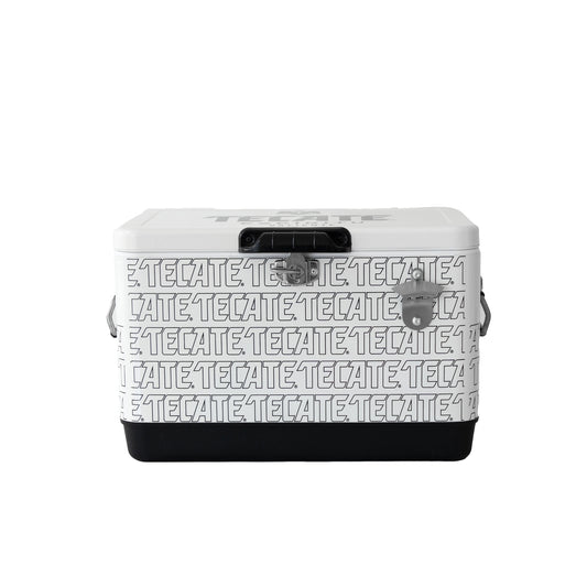 Hielera Tecate Blanca 30L con Destapador | Cooler para Cerveza