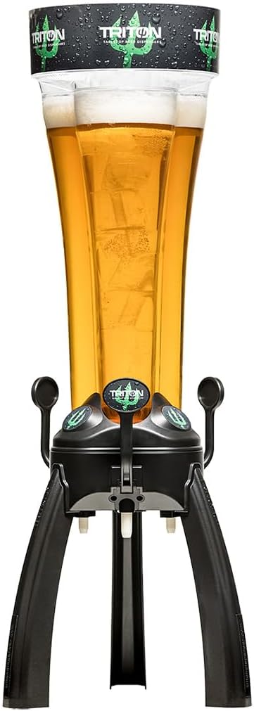 Dispensador de Cerveza Triton Sky 5L con Doble Grifo e ICE Pitcher | Caja de 5 Tritones