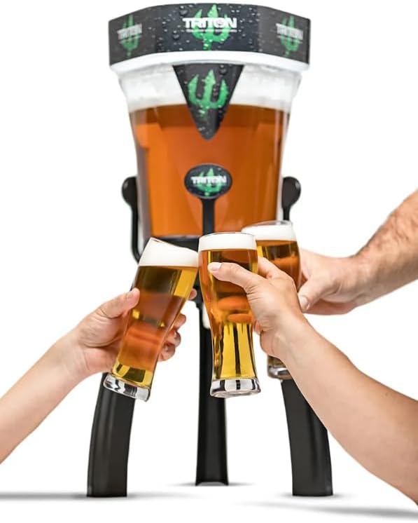 Dispensador de Cerveza Triton Classic+ 5L con Refrigeración Integrada | Caja con 4 piezas