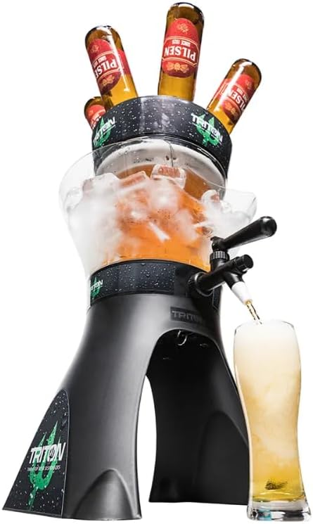 Dispensador de Cerveza Triton Ice 4L con Hielera Externa y Doble Grifo |