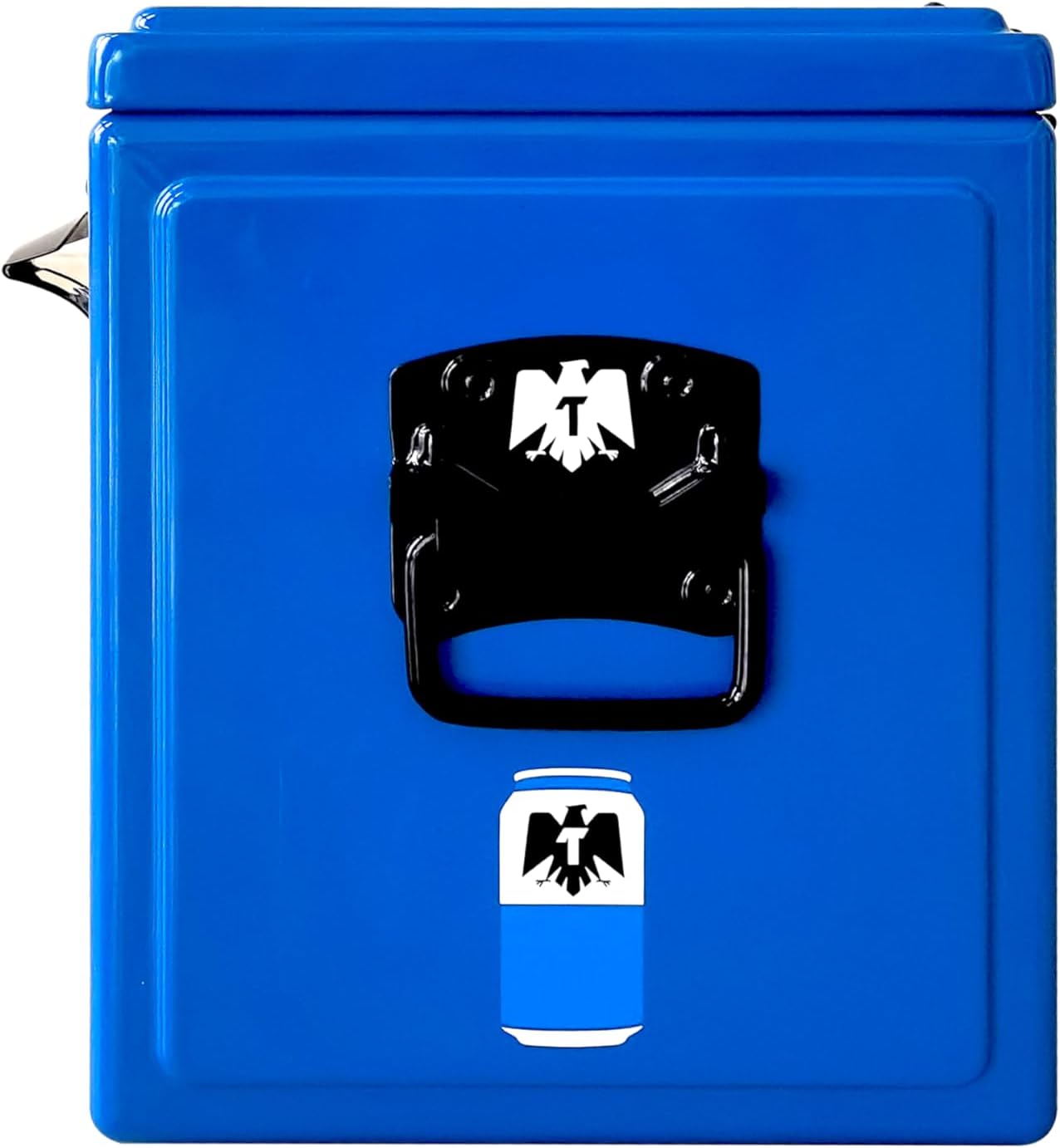 Hielera Metálica Tecate Vintage de 30 litros Azul