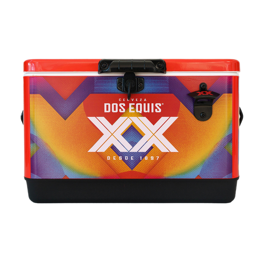 Hielera Metálica Dos Equis Edición Especial 30 Litros / Hasta 36 Latas