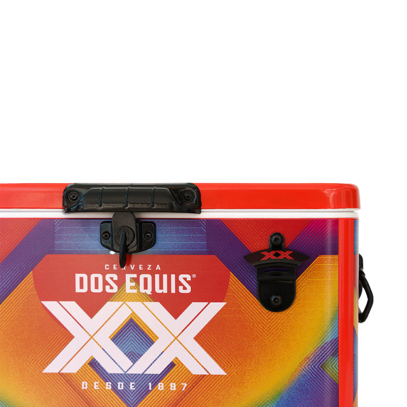 Hielera Metálica Dos Equis Edición Especial 30 Litros / Hasta 36 Latas