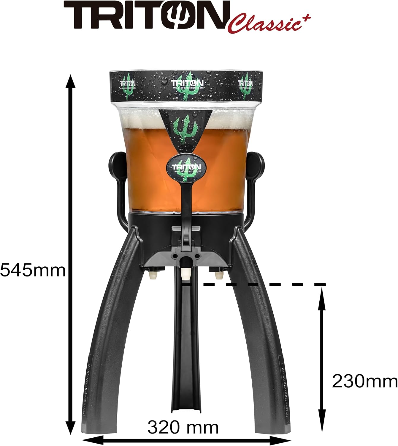 Dispensador de Cerveza Triton Classic+ 3L con Trípode