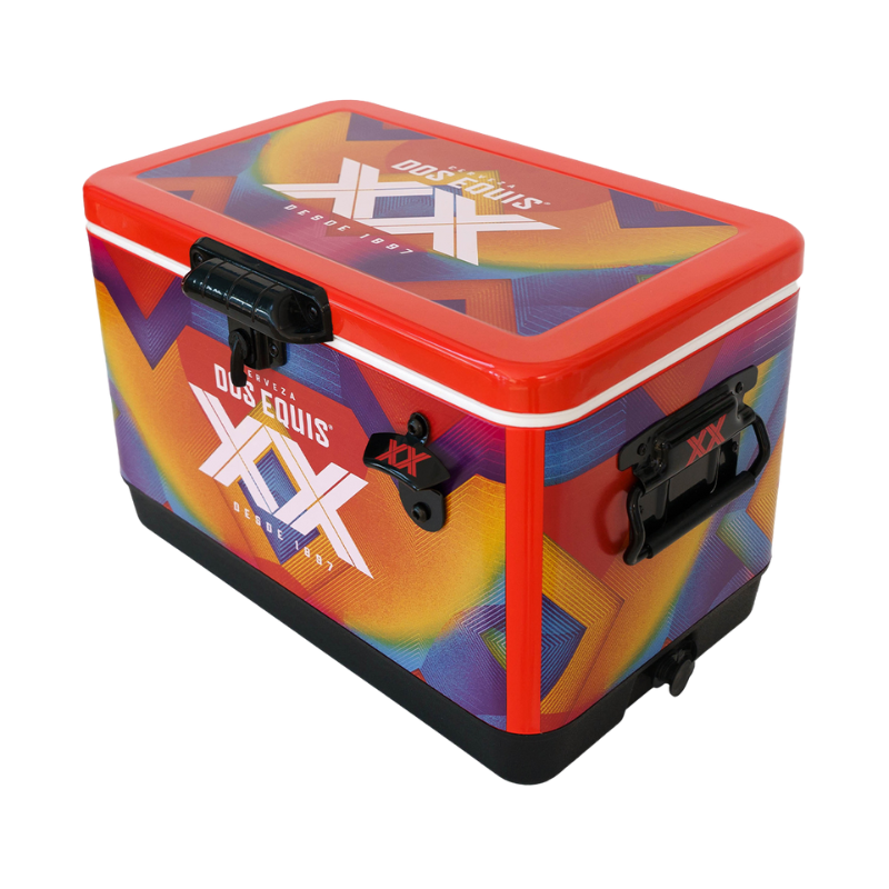 Hielera Metálica Dos Equis Edición Especial 30 Litros / Hasta 36 Latas
