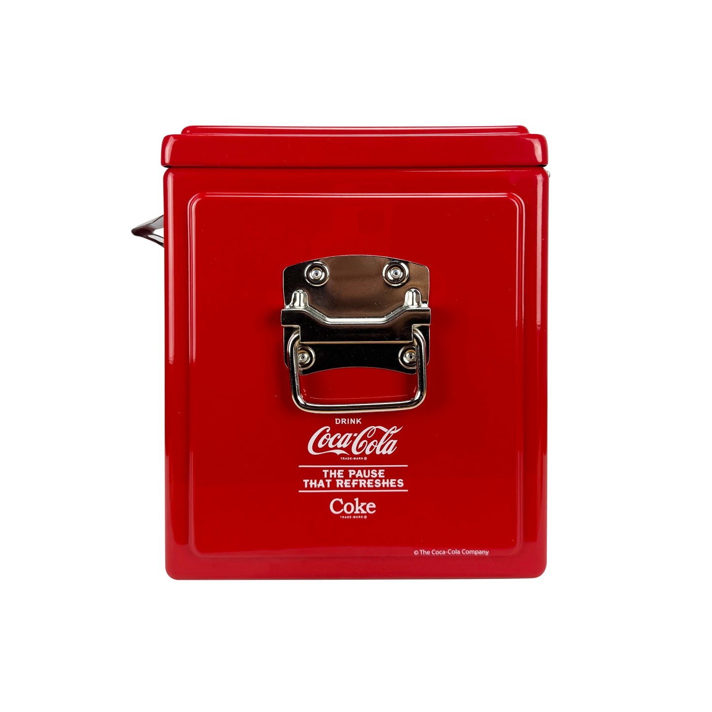Hielera Metálica Coca-Cola Retro 15L | Capacidad para 18 Latas y Conservación de Hielo por 24 Horas