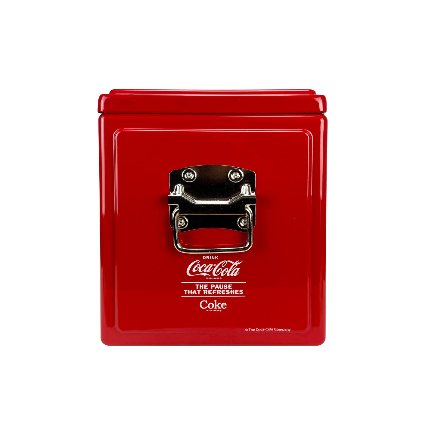 Hielera Metálica Coca-Cola Retro 15L | Capacidad para 18 Latas y Conservación de Hielo por 24 Horas