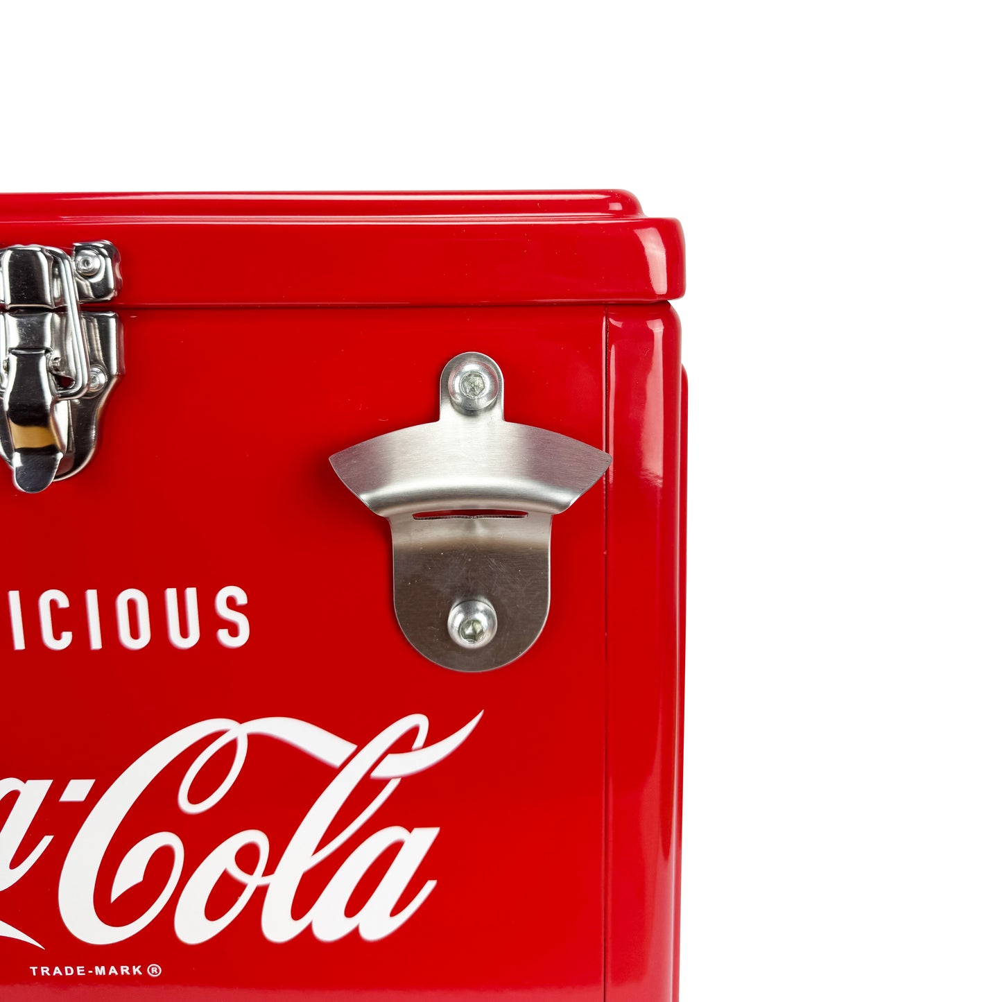 Hielera Metálica Coca-Cola Retro 15L | Capacidad para 18 Latas y Conservación de Hielo por 24 Horas