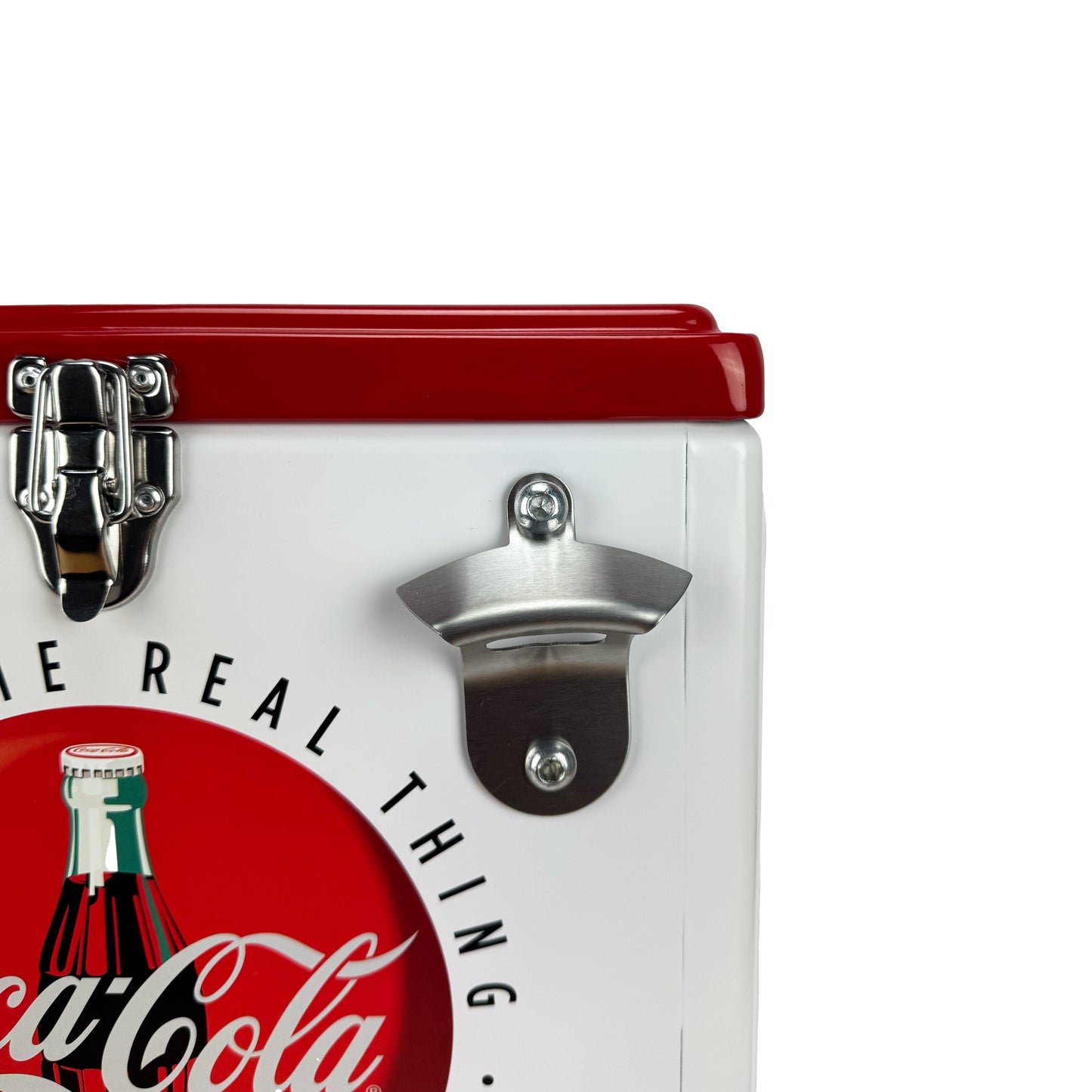 Hielera Metálica Victoria 15L Retro | Capacidad para 18 Latas, Conservación de Hielo por 24 Horas