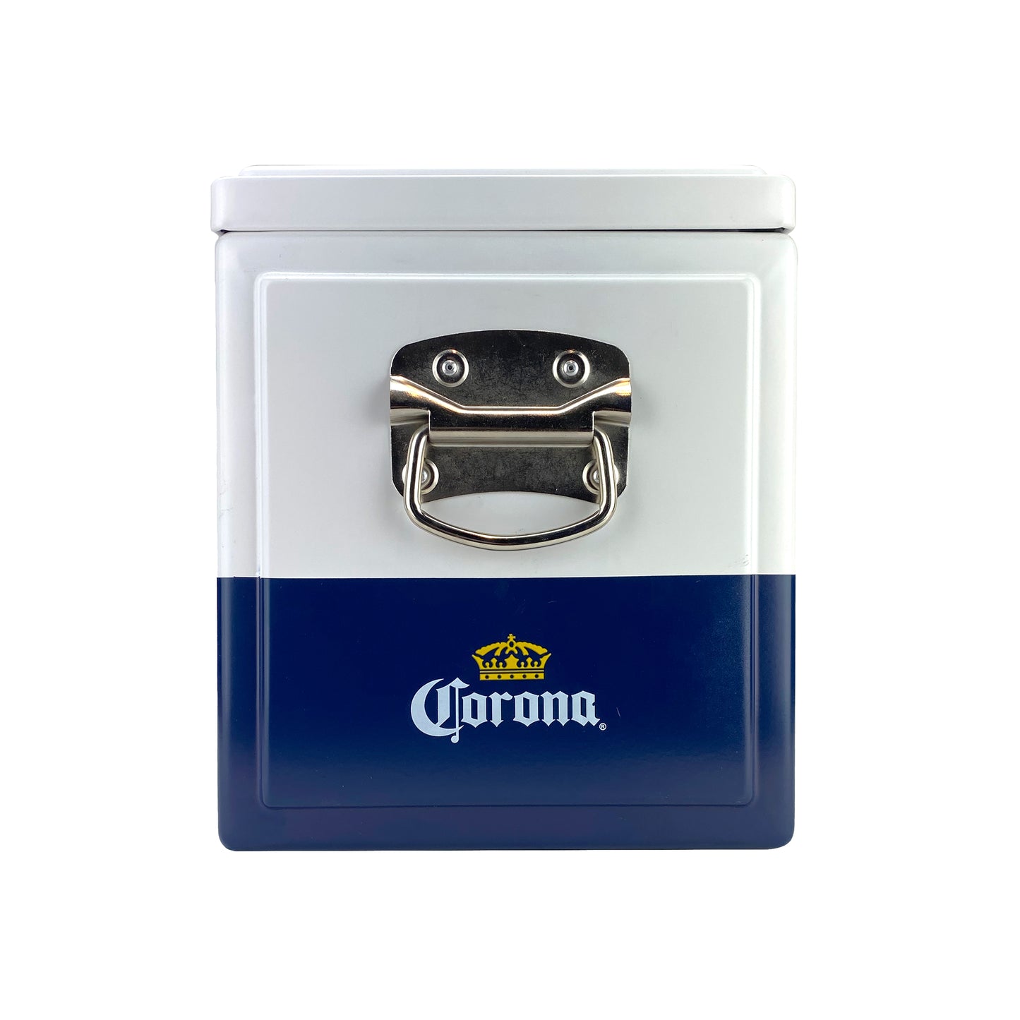 Hielera Metálica Corona Extra 20L | Diseño Vintage, Conserva el Frío 24h, Ideal para 36 Latas
