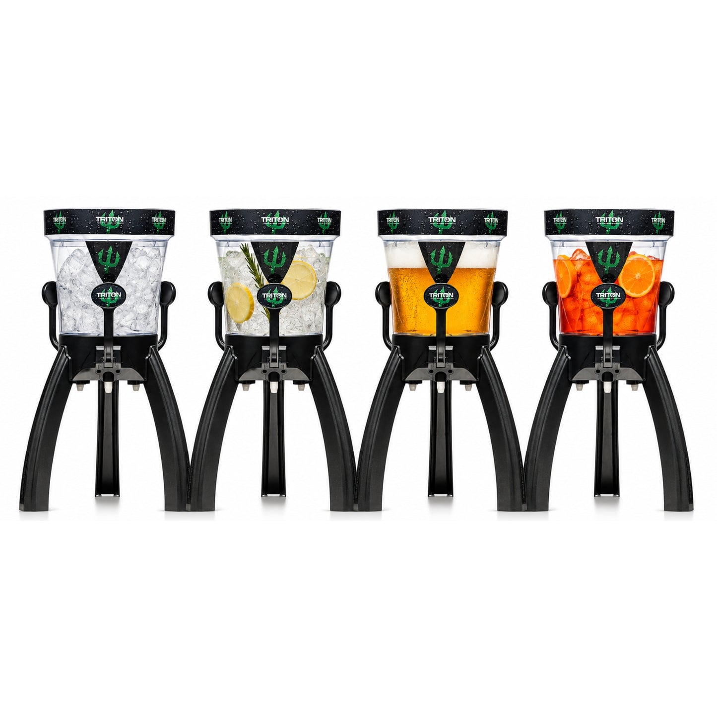 Pack de 4 Dispensador de Cerveza Triton Classic+ 3L con Trípode