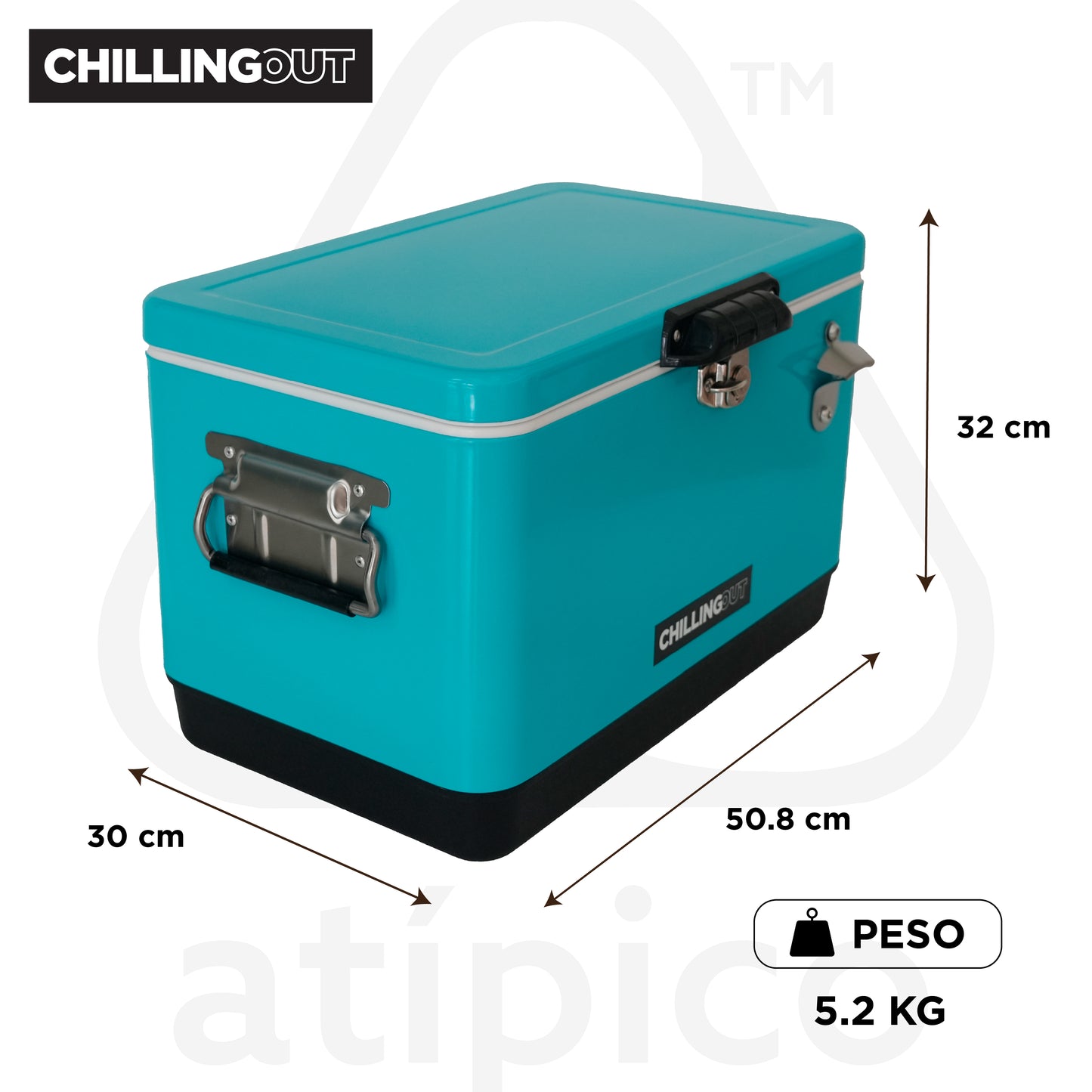 Hielera Metálica de 30 Litros Chilling-Out